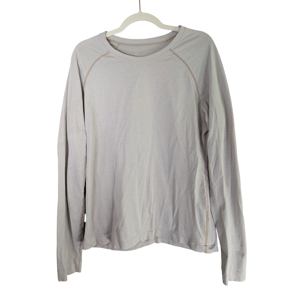 FIGS Seamless Long Sleeve Underscrub Womens 2XL Tan Shirt - Picture 1 of 8